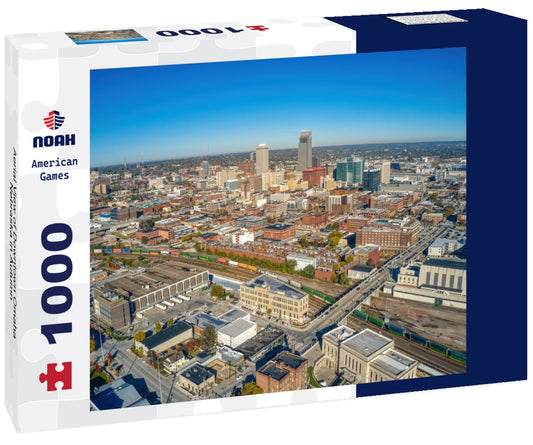 Noah Jigsaw Puzzle Aerial View of Downtown Omaha, Nebraska in Autumn 1000 pieces