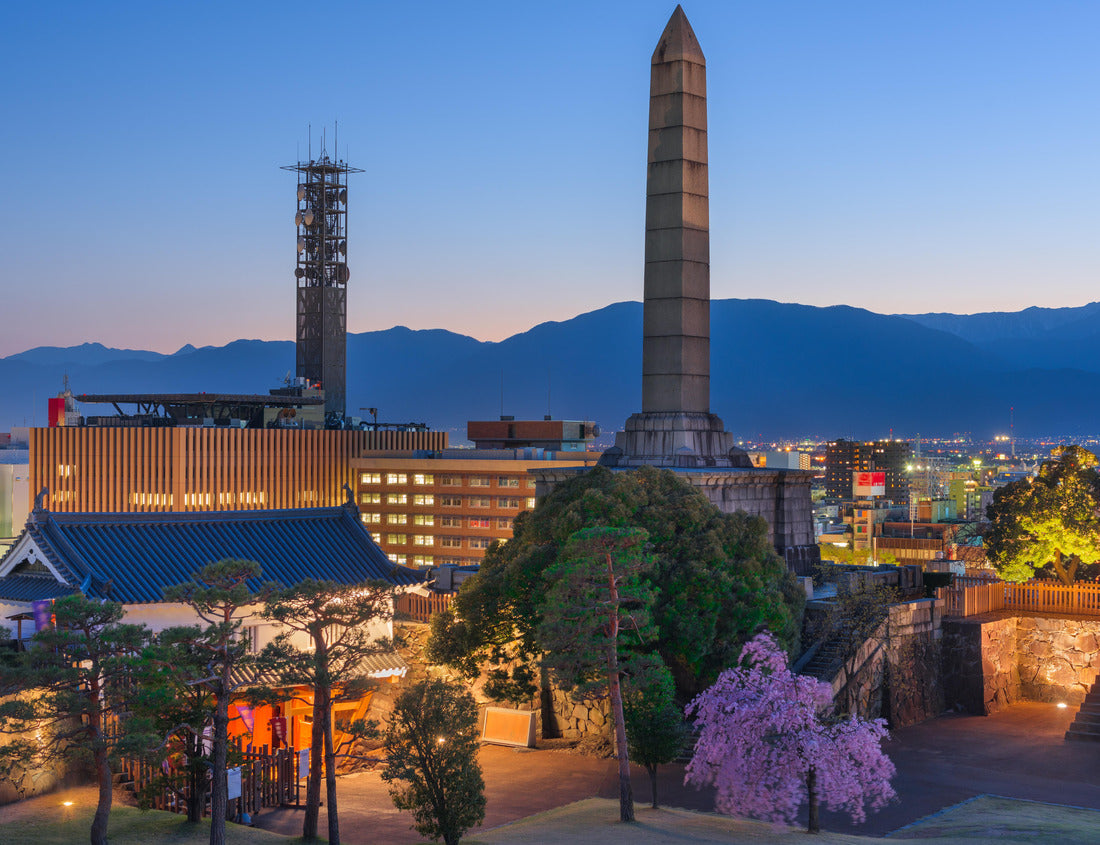 Noah Jigsaw Puzzle Kofu, Yamanashi, Japan downtown cityscape and monument tower 1000 pieces