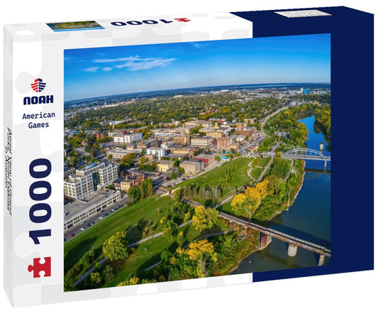 Noah Jigsaw Puzzle Aerial View of Grand Forks, North Dakota in Autumn 1000 pieces