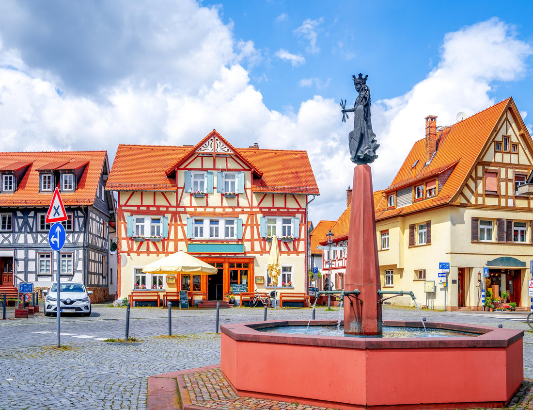 Noah Jigsaw Puzzle Market place in Oberursel, Taunus, Hessen, Germany 1000 pieces