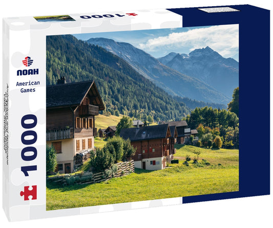Noah Jigsaw Puzzle Architecture and landscape in Mühlebach, Goms, Valais, Switzerland 1000 pieces