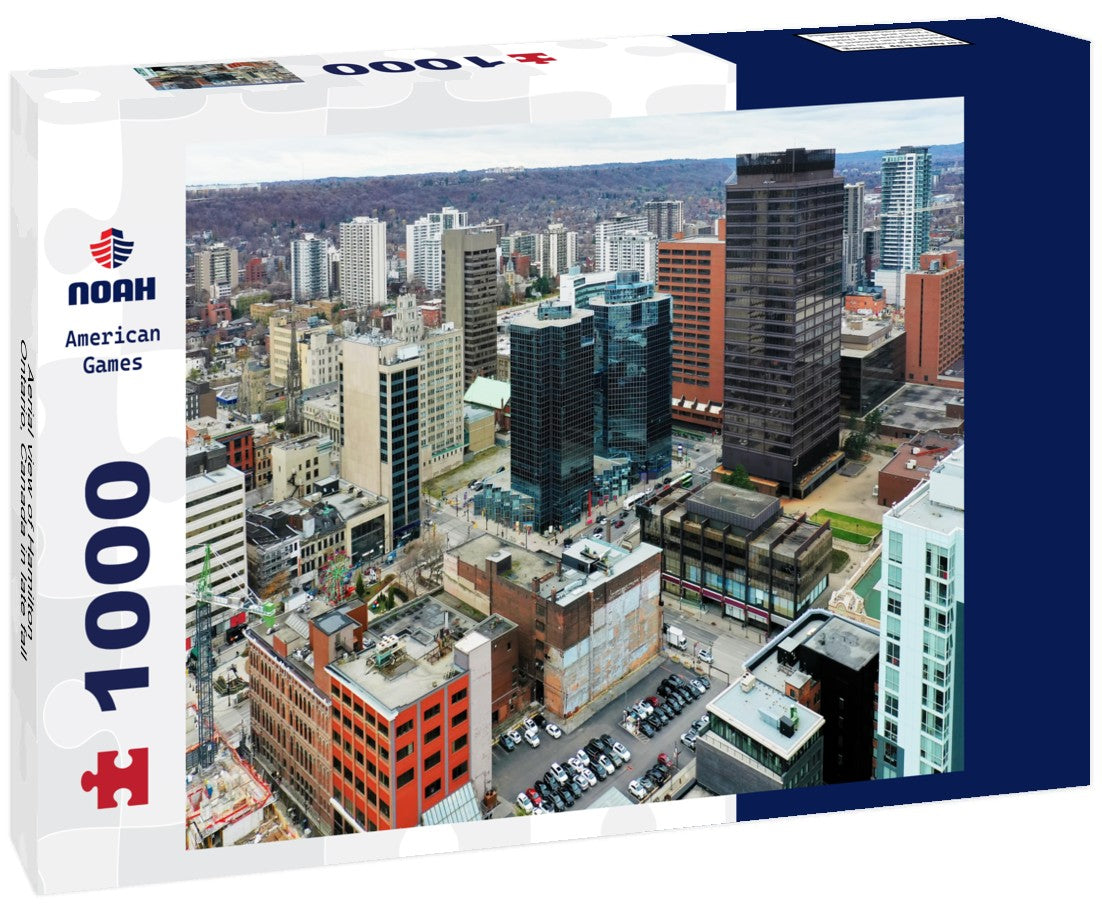 Noah Jigsaw Puzzle Aerial view of Hamilton, Ontario, Canada in late fall 1000 pieces