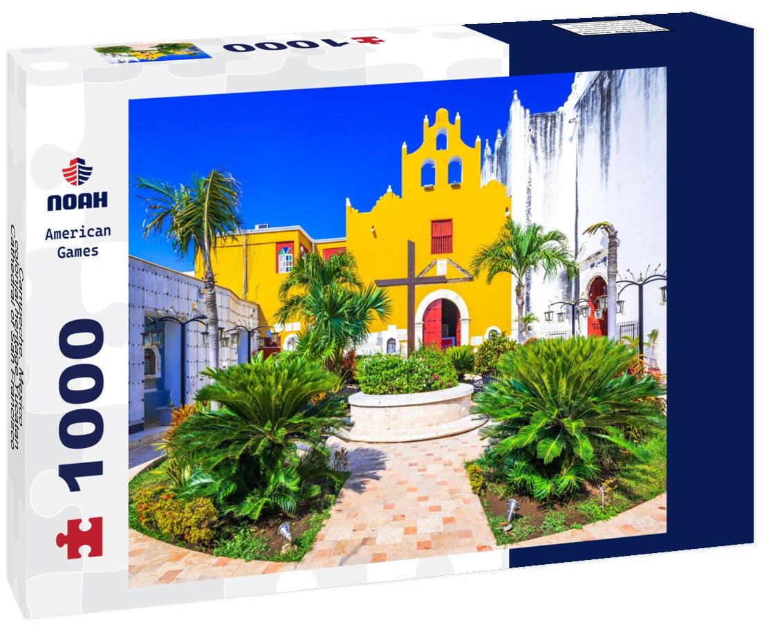 Noah Jigsaw Puzzle Campeche, Mexico - colonial heritage Yucatan, Cathedral of San Francisco de Campeche, built in 1540 1000 pieces