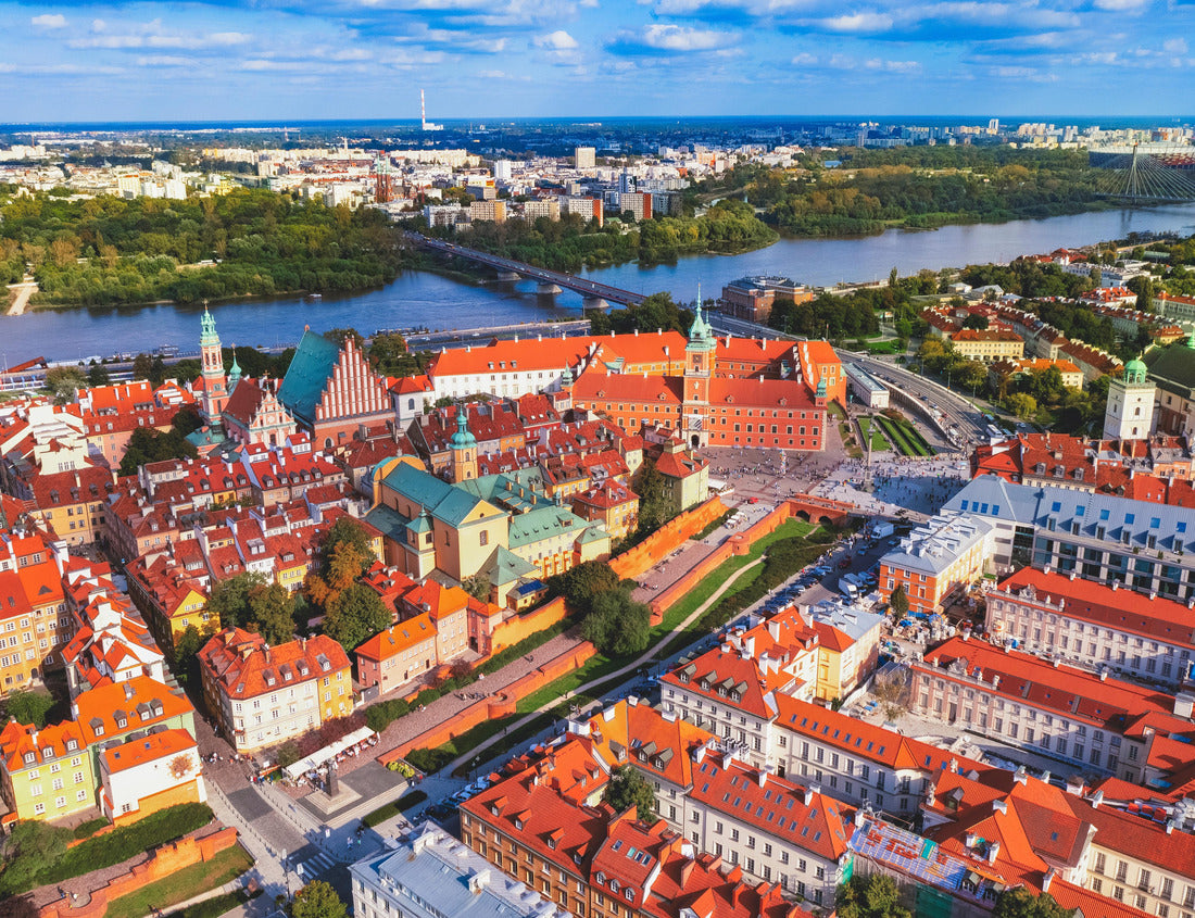 Noah Jigsaw Puzzle Aerial view of the historic center of Warsaw 1000 pieces