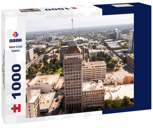 Noah Jigsaw Puzzle Aerial view of downtown Fresno, California, USA 1000 pieces