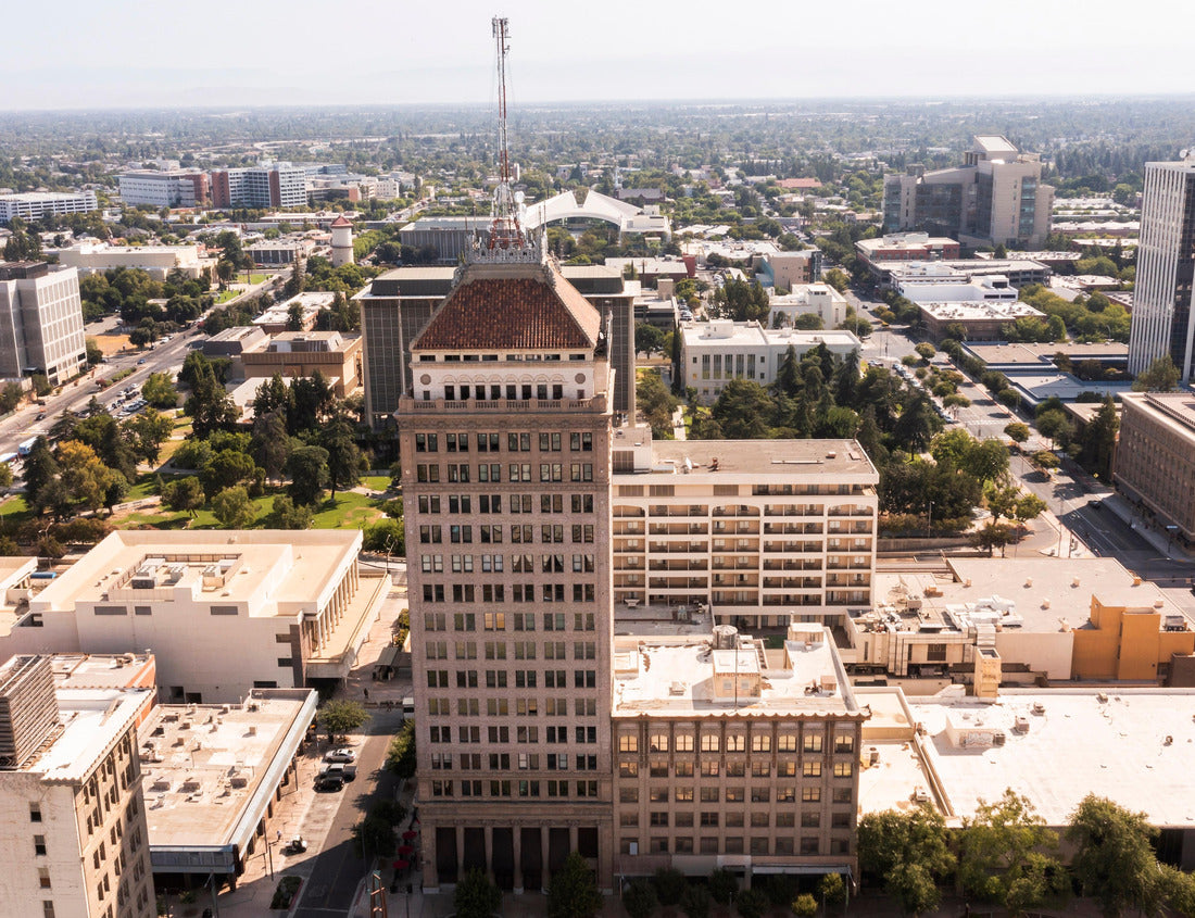 Noah Jigsaw Puzzle Aerial view of downtown Fresno, California, USA 1000 pieces