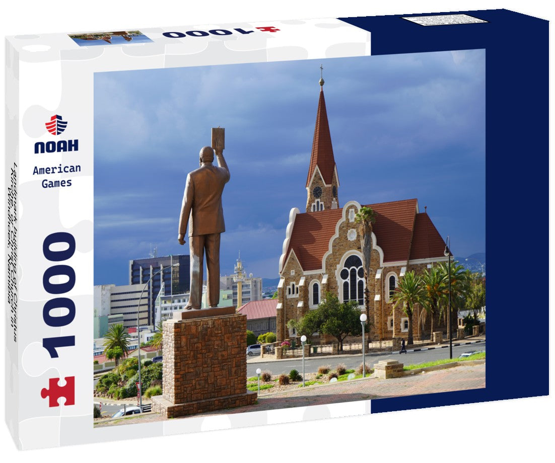 Noah Jigsaw Puzzle Landmark building of Christus Kirche, or Christ Church in Windhoek, Namibia 1000 pieces