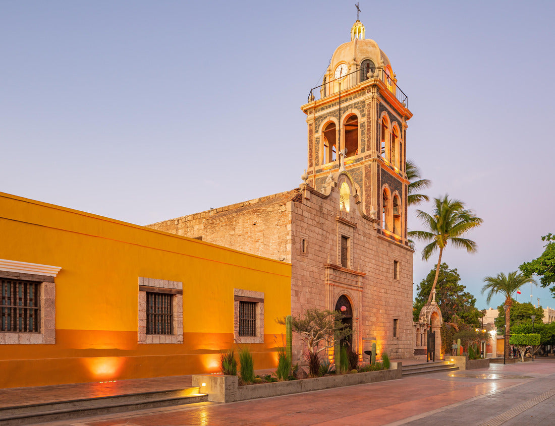 Noah Jigsaw Puzzle Loreto, Baja California Sur, Mexico. Bell tower on the Loreto Mission Church at sunset 1000 pieces