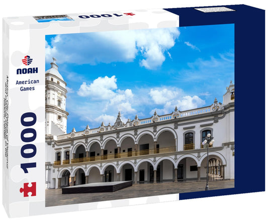 Noah Jigsaw Puzzle Mexico, City Palace of Veracruz and colonial streets in the historic center 1000 pieces