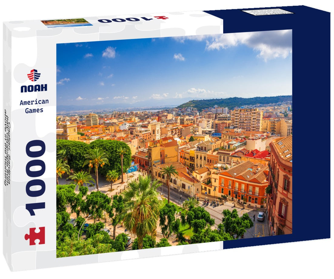 Noah Jigsaw Puzzle Cagliari, Sardinia, Italy cityscape from above in the morning 1000 pieces