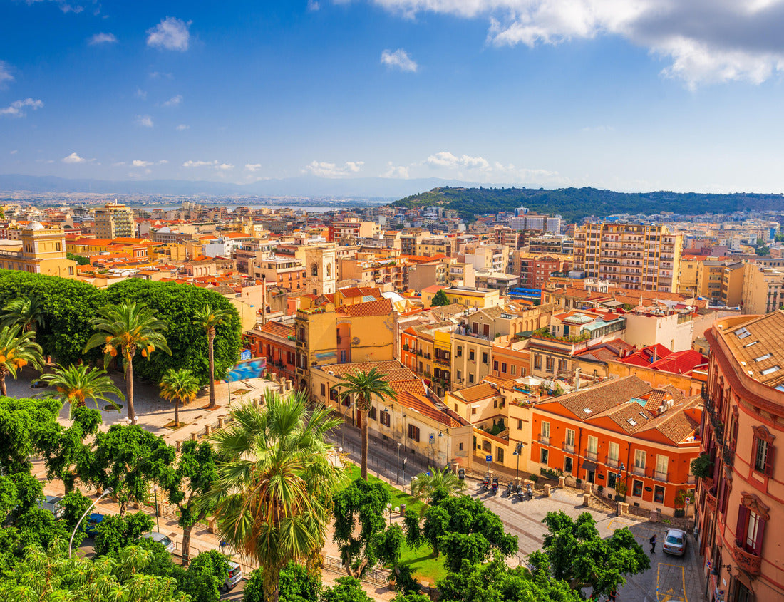 Noah Jigsaw Puzzle Cagliari, Sardinia, Italy cityscape from above in the morning 1000 pieces
