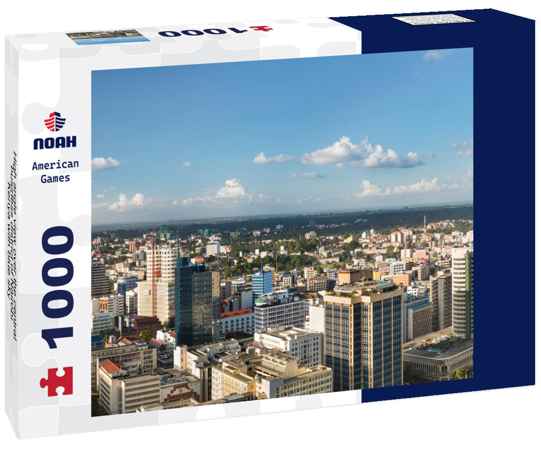 Noah Jigsaw Puzzle High angle view over the central business district of Nairobi, Kenya with blue sky 1000 pieces