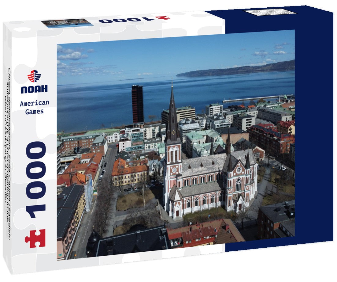 Noah Jigsaw Puzzle Church demonstration, Sofia Church (Swedish: Sofiakyrkan) is a church building in the west of Jönköping in Sweden 1000 pieces