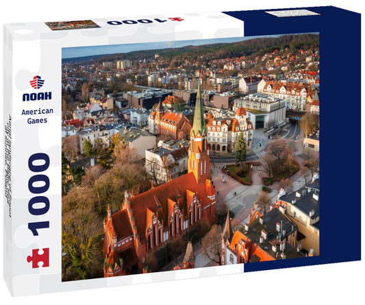 Noah Jigsaw Puzzle Aerial landscape of Sopot city at the Baltic Sea at sunrise, Poland 1000 pieces