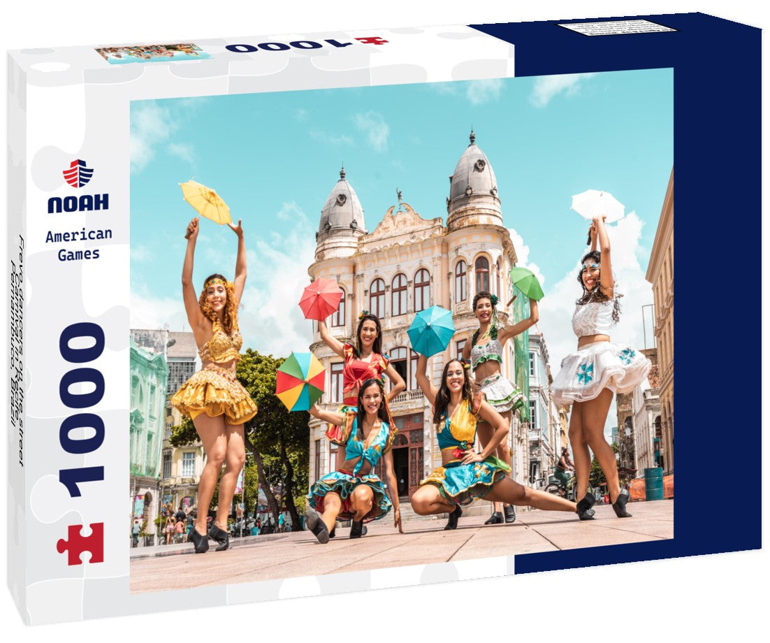 Noah Jigsaw Puzzle Frevo dancers on the street Carnival in Recife, Pernambuco, Brazil 1000 pieces
