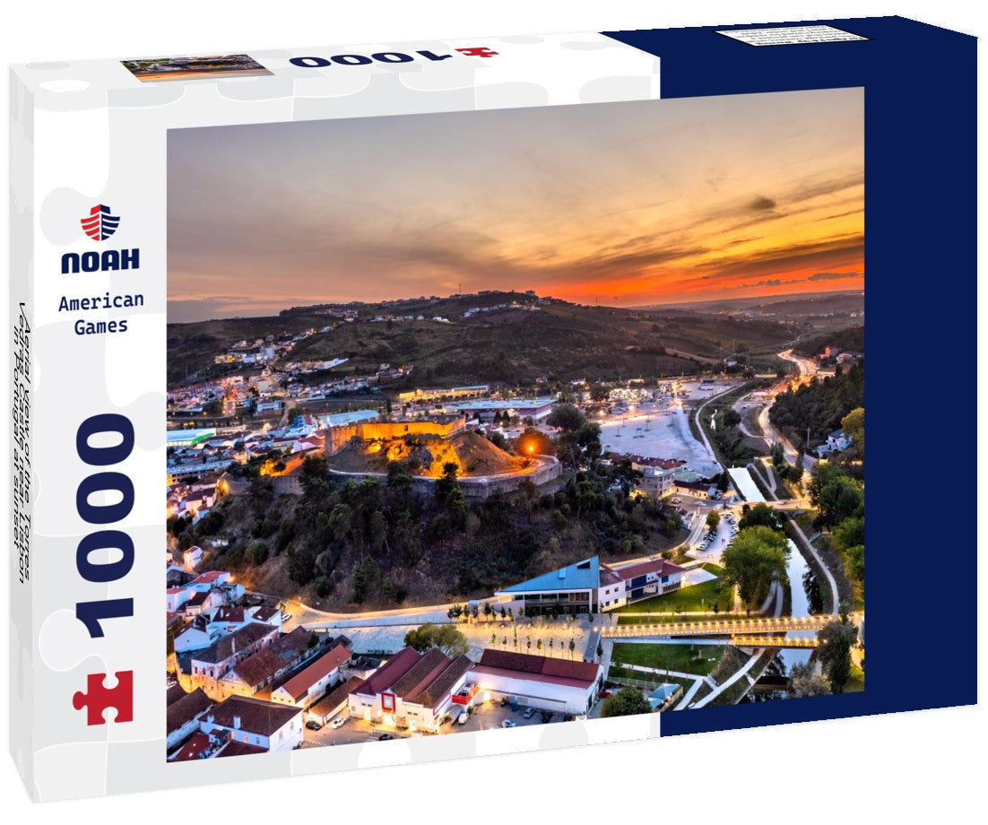 Noah Jigsaw Puzzle Aerial view of the Torres Vedras Castle near Lisbon in Portugal at sunset 1000 pieces