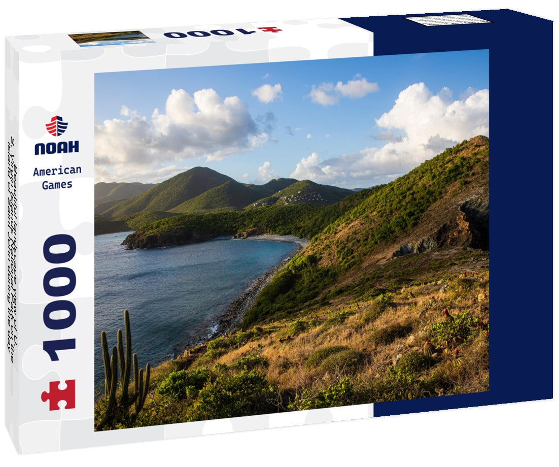 Noah Jigsaw Puzzle Beautiful landscape view of U.S. Virgin Islands National Park on the island of Saint John during the day 1000 pieces