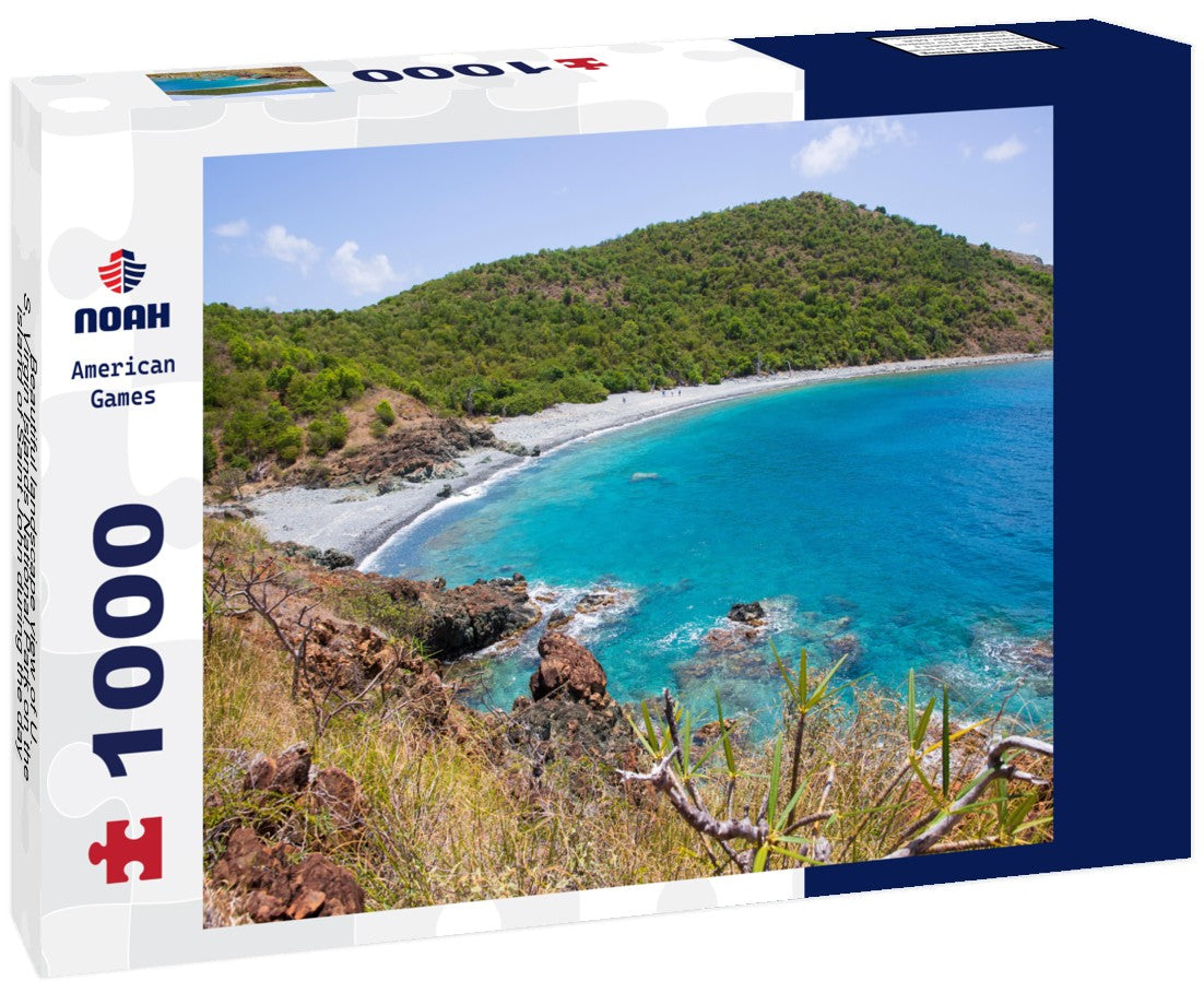 Noah Jigsaw Puzzle Beautiful landscape view of U.S. Virgin Islands National Park on the island of Saint John during the day 1000 pieces