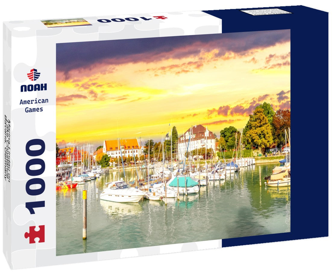 Noah Jigsaw Puzzle Marina Lindau on Lake Constance, Bavaria, Germany 1000 pieces