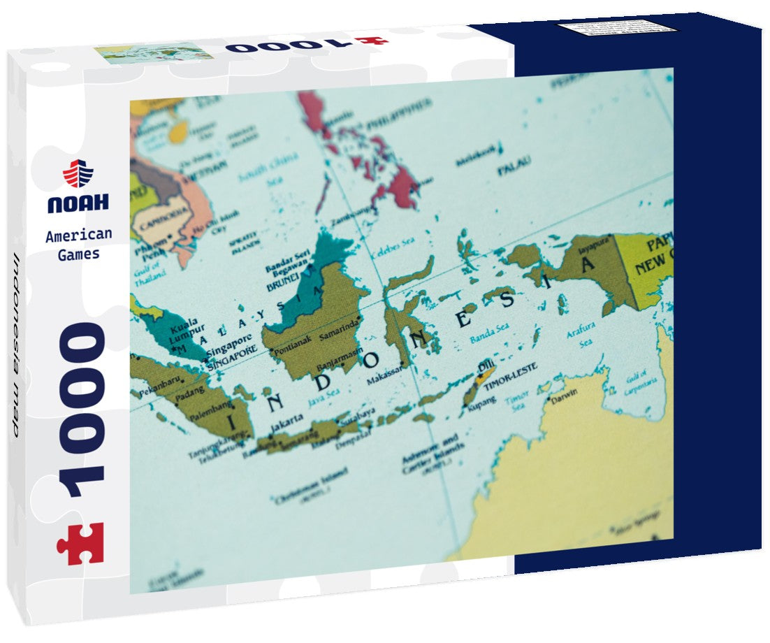 Noah Jigsaw Puzzle Indonesia map 1000 pieces