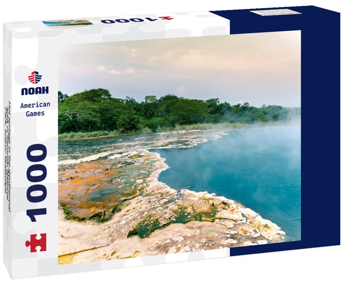 Noah Jigsaw Puzzle Hot springs in the geothermal area of Semuliki National Park, scenic landscape in Uganda 1000 pieces