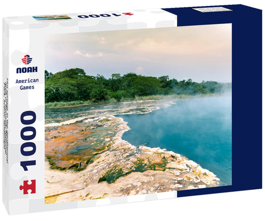 Noah Jigsaw Puzzle Hot springs in the geothermal area of Semuliki National Park, scenic landscape in Uganda 1000 pieces