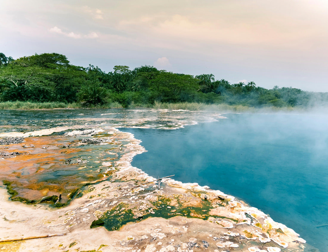Noah Jigsaw Puzzle Hot springs in the geothermal area of Semuliki National Park, scenic landscape in Uganda 1000 pieces