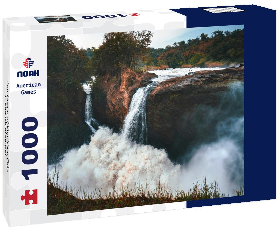 Noah Jigsaw Puzzle Landscape of Murchison Falls in Uganda at sunset 1000 pieces