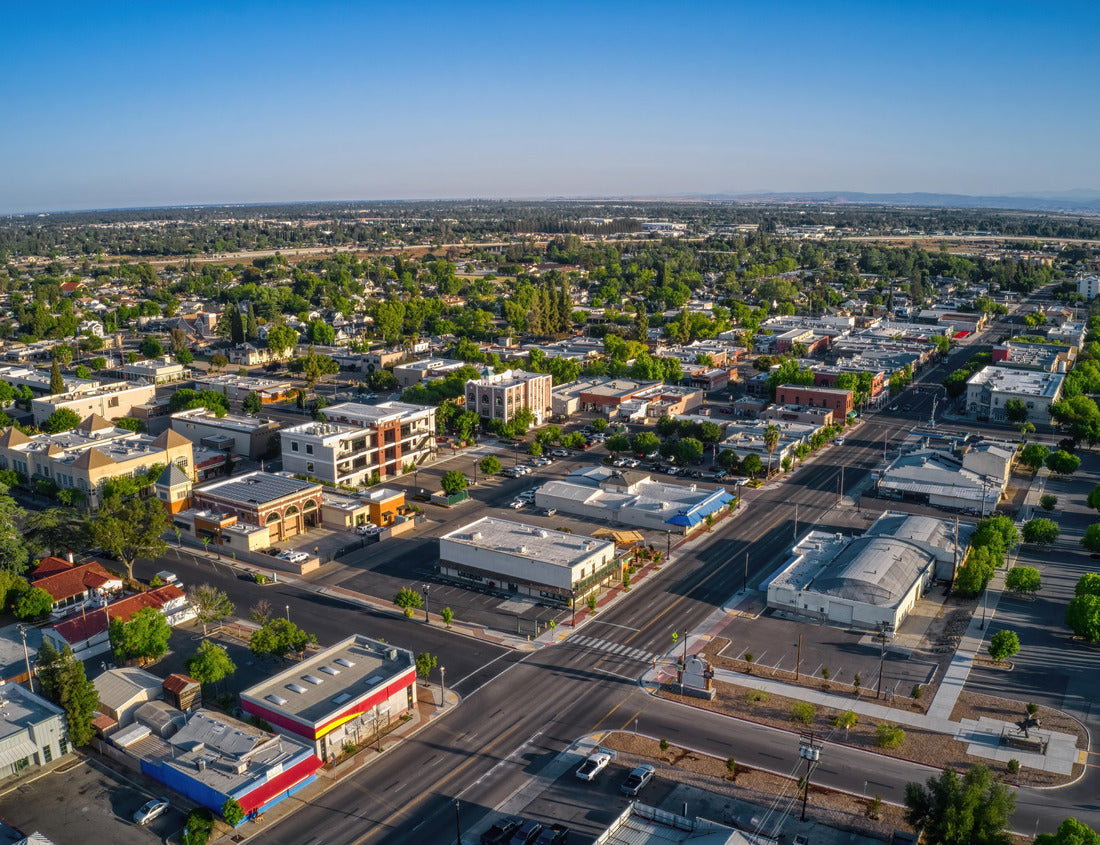 Noah Jigsaw Puzzle Aerial View of Fresno's Suburb Clovis, California 1000 pieces