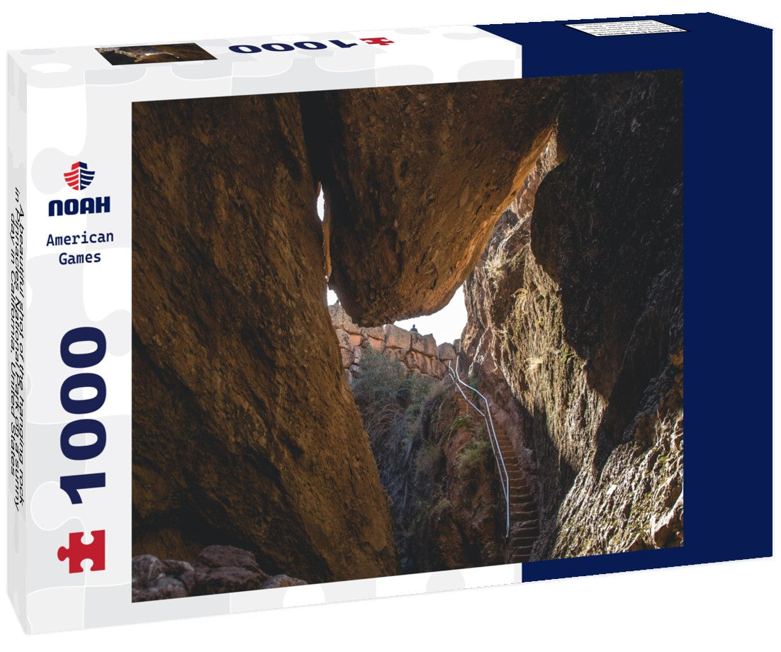 Noah Jigsaw Puzzle A beautiful shot of the hanging rock in Pinnacles National Park on a sunny day in California, United States 1000 pieces