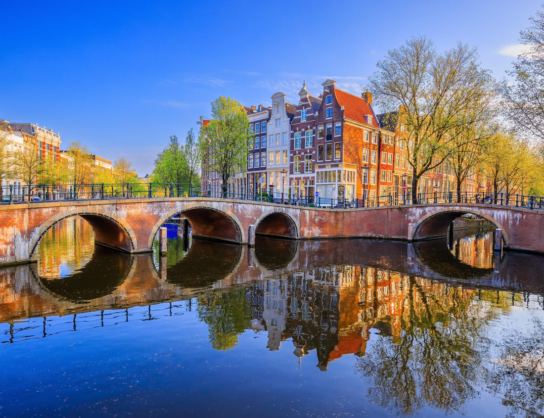 Noah Jigsaw Puzzle Amsterdam, the Netherlands. The Emperor's Canal Keizersgracht and morning bridges 1000 pieces