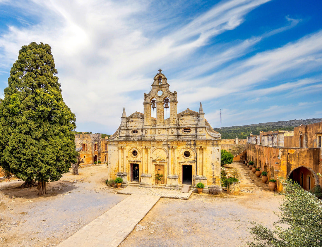 Noah Jigsaw Puzzle Front of the Church, Monastery Arkadi in Arkadi, Crete, Greece 1000 pieces