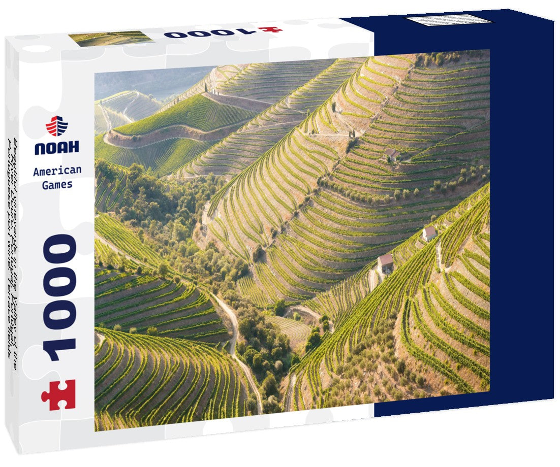 Noah Jigsaw Puzzle Beautiful vineyards in the Valley of the River Douro, Portugal, Portugal. Portuguese port wine. Terrace fields 1000 pieces