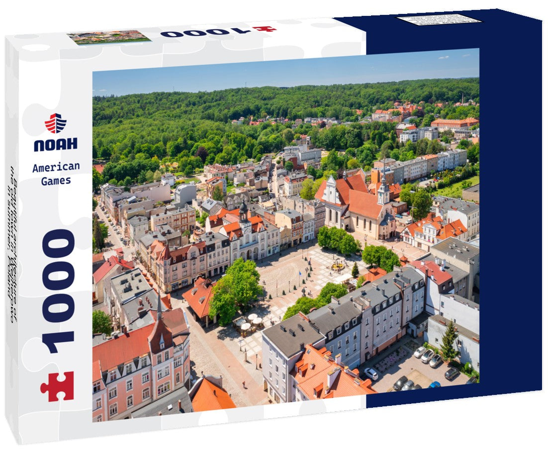 Noah Jigsaw Puzzle Beautiful architecture of the old town in Wejherowo in summer, Poland 1000 pieces