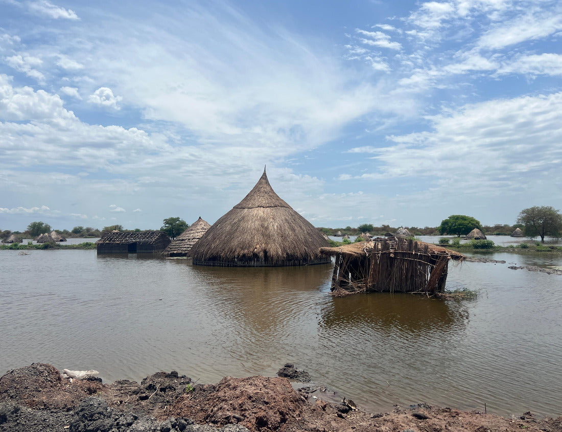 Noah Jigsaw Puzzle Flooded houses in Bentiu City South Sudan 1000 pieces
