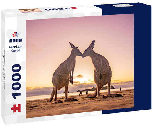 Noah Jigsaw Puzzle Kangaroo Love Sunrise Beach Australia 1000 pieces