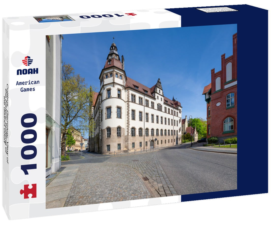 Noah Jigsaw Puzzle Cottbus, Germany. View of the historic building of the district court 1000 pieces