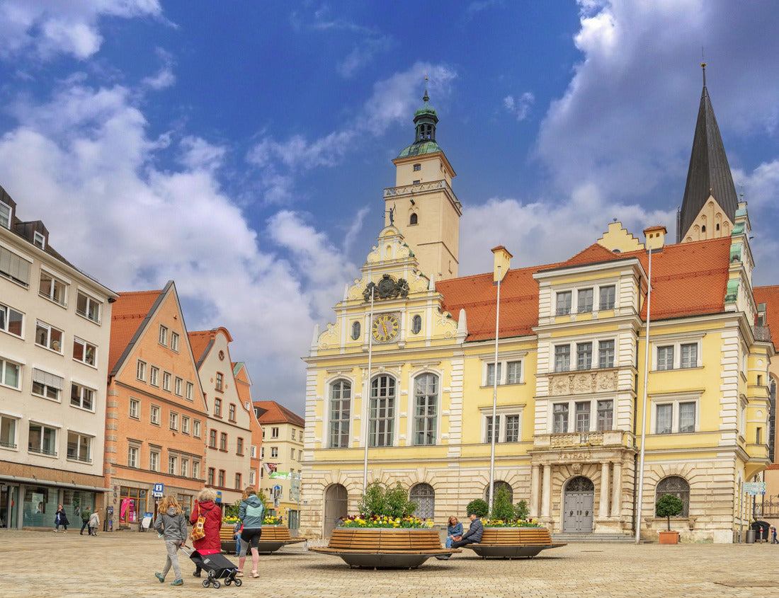 Noah Jigsaw Puzzle beautiful view of the old town of Germany, Ingolstadt 1000 pieces