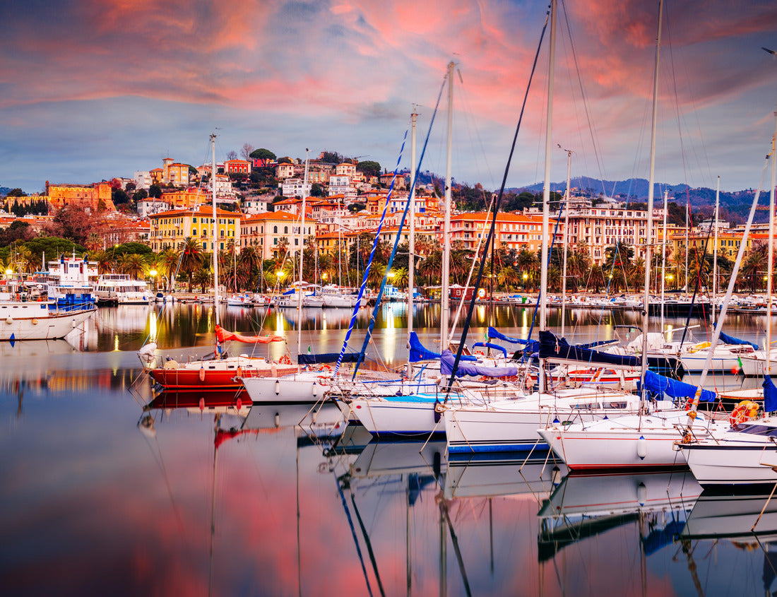 Noah Jigsaw Puzzle La Spezia, Italy city skyline from the harbor at dusk 1000 pieces