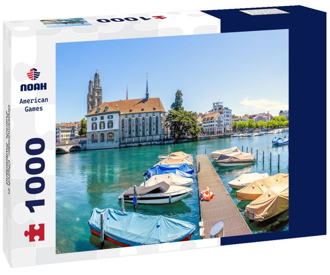 Noah Jigsaw Puzzle Grossmünster, Church in Zuerich, Switzerland 1000 pieces