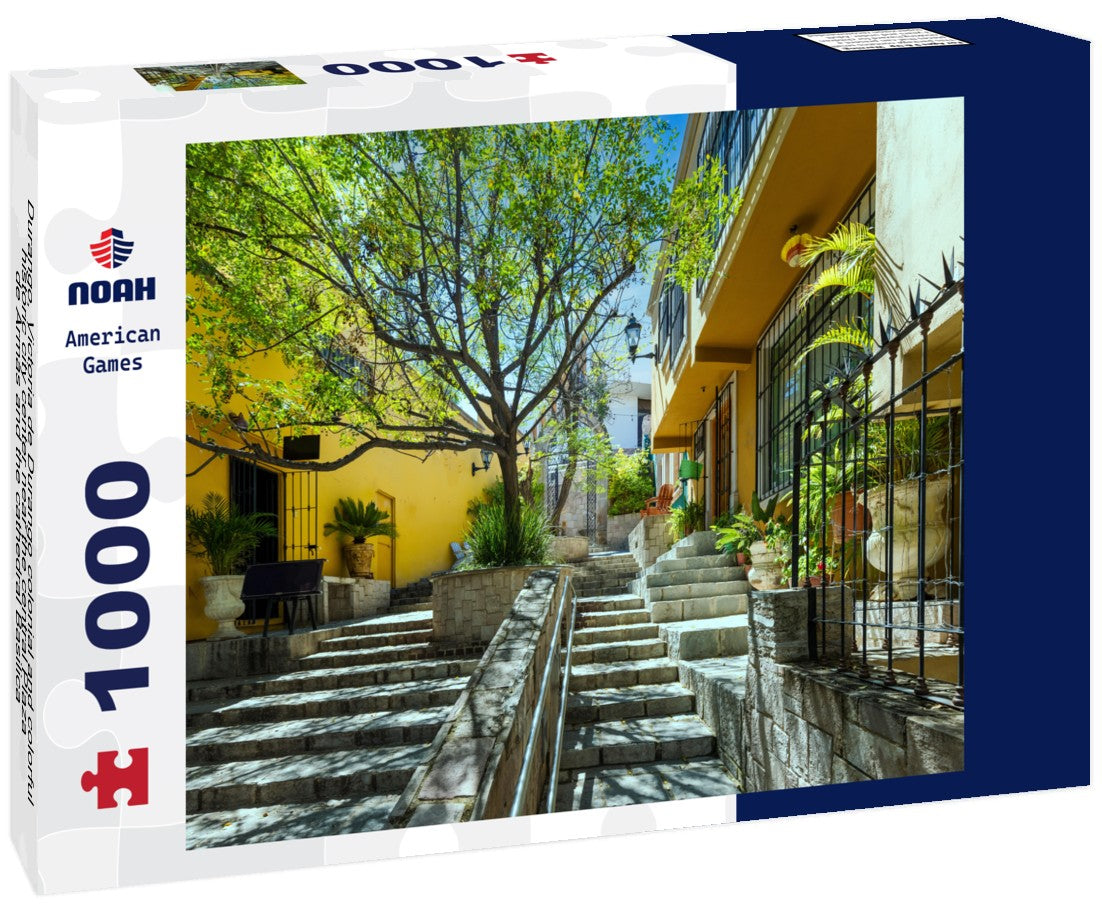 Noah Jigsaw Puzzle Durango, Victoria de Durango colonial and colorful historic city center near the central Plaza de Armas and the cathedral Basilica 1000 pieces