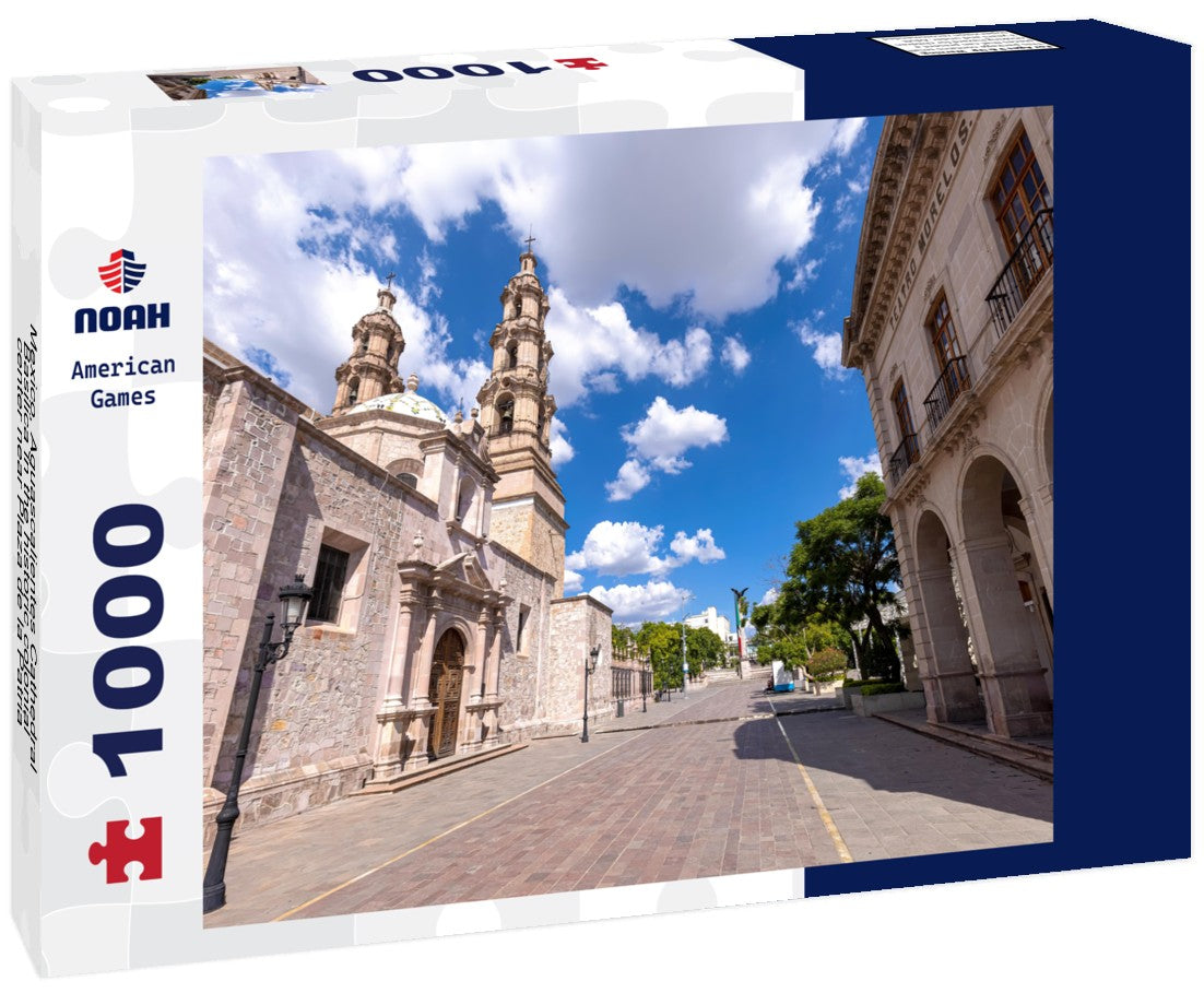 Noah Jigsaw Puzzle Mexico, Aguascalientes Cathedral Basilica in the historic colonial center near Plaza de la Patria 1000 pieces