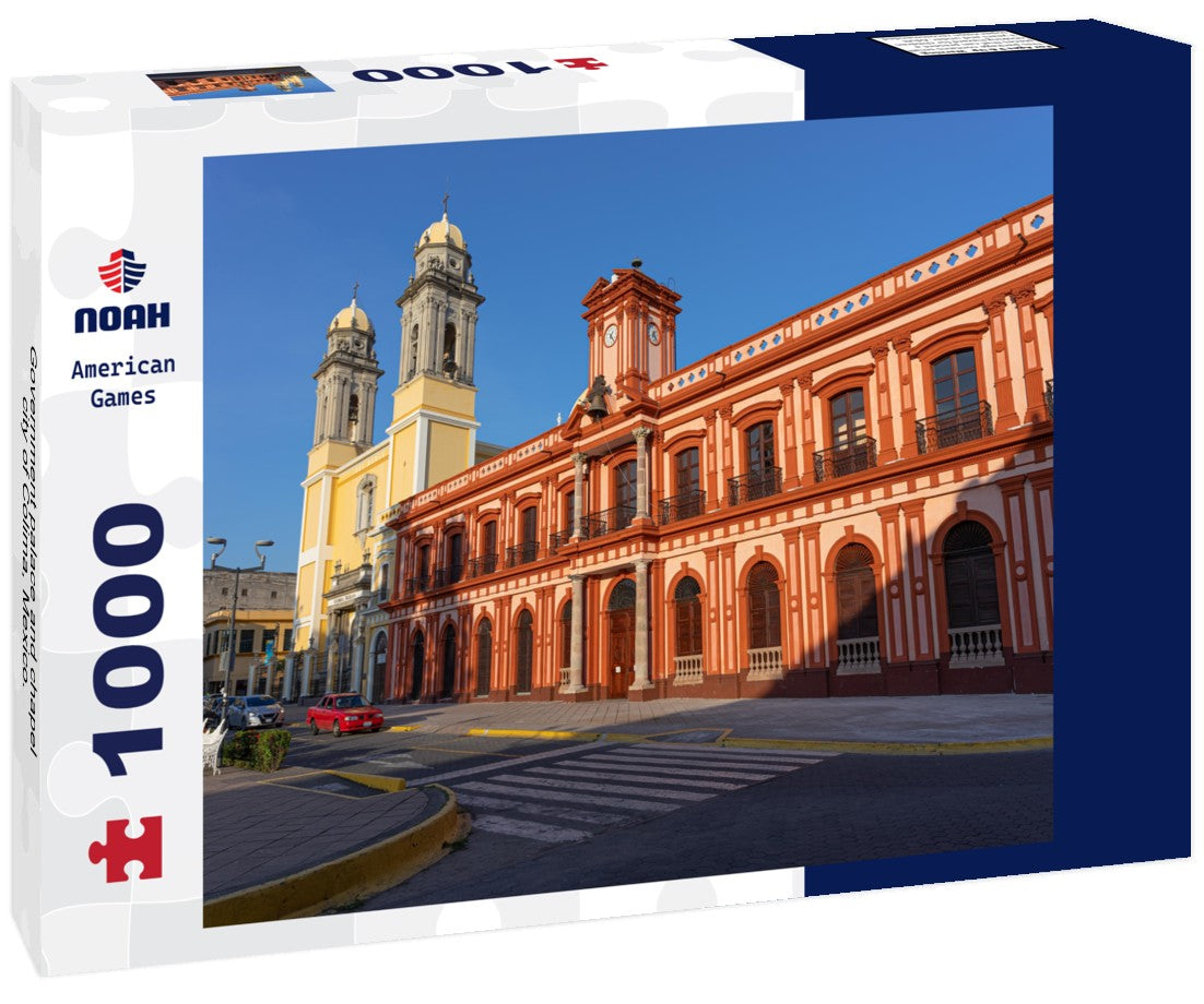 Noah Jigsaw Puzzle Government palace and chapel, city of Colima, Mexico. 1000 pieces