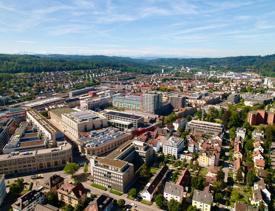 Noah Jigsaw Puzzle Aerial view of the city of Winterthur on a sunny summer's day. 1000 pieces