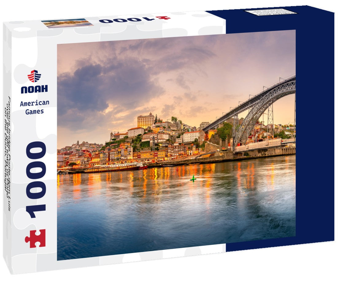 Noah Jigsaw Puzzle Famous bridge Ponte dom Luis over the old town of Porto on the Duoro, Portugal 1000 pieces