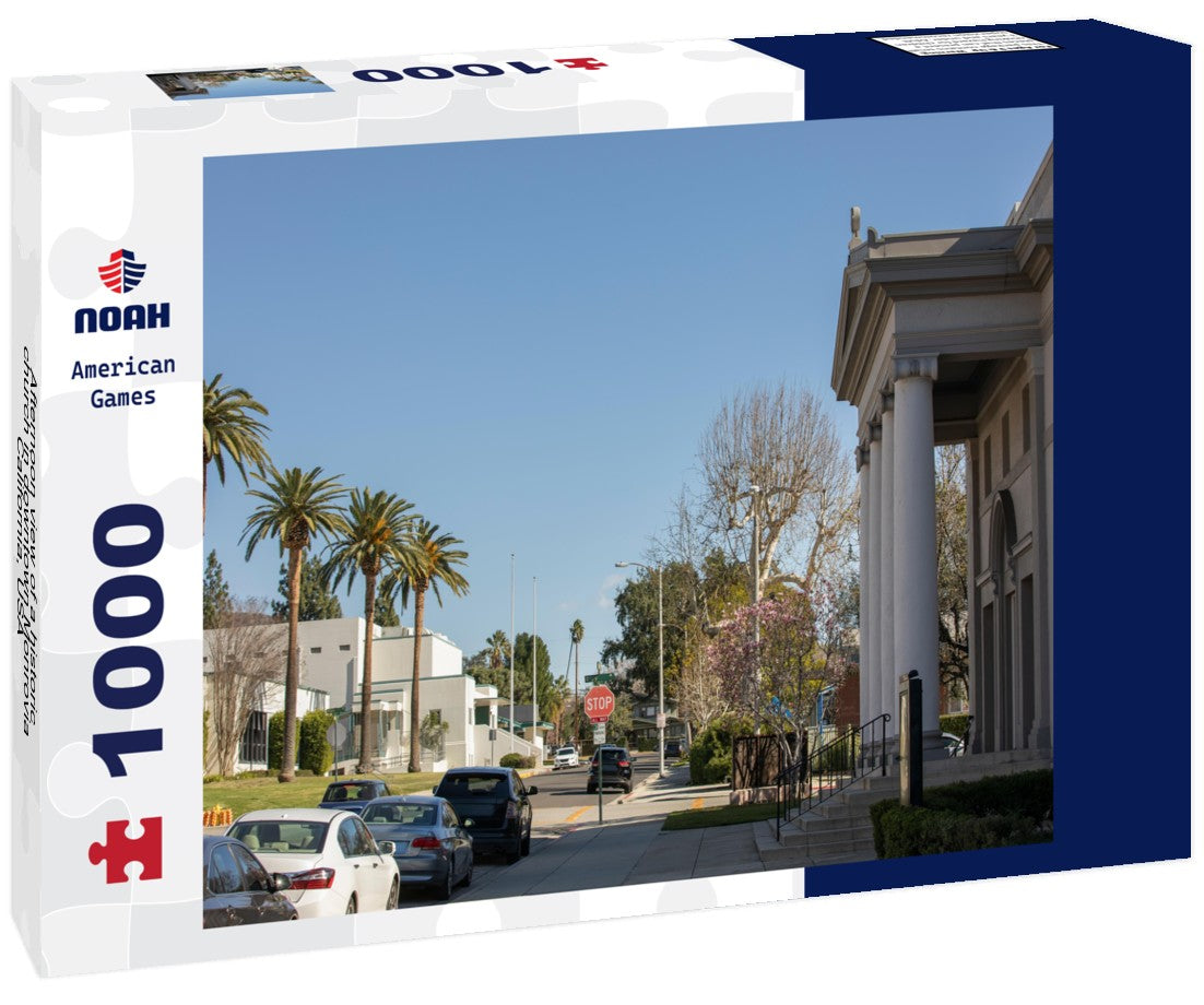Noah Jigsaw Puzzle Afternoon view of a historic church in downtown Monrovia, California, USA 1000 pieces