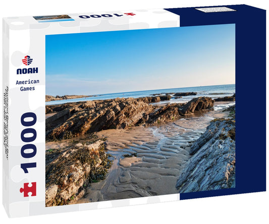 Noah Jigsaw Puzzle Bovisand Beach and Bay, Devon, UK, at low tide, with clear blue sky 1000 pieces