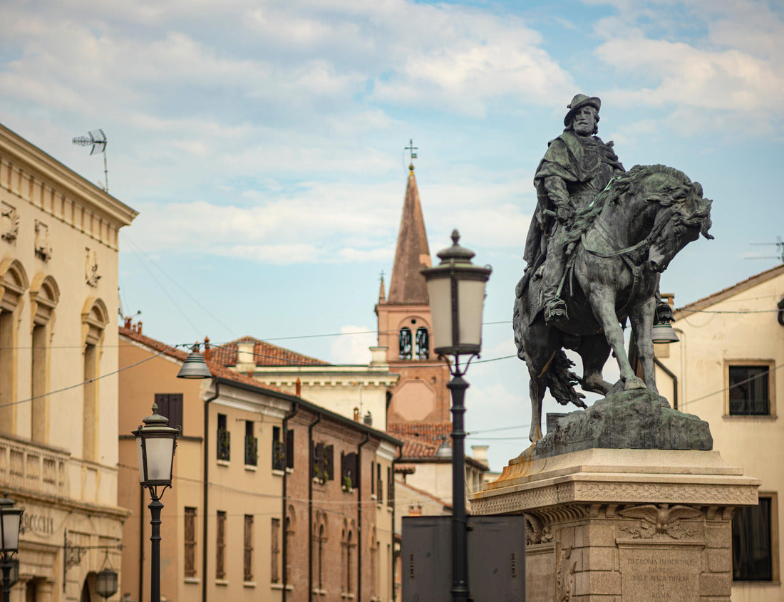 Noah Jigsaw Puzzle Garibaldi Statue with horse details in Rovigo in Italy 1000 pieces