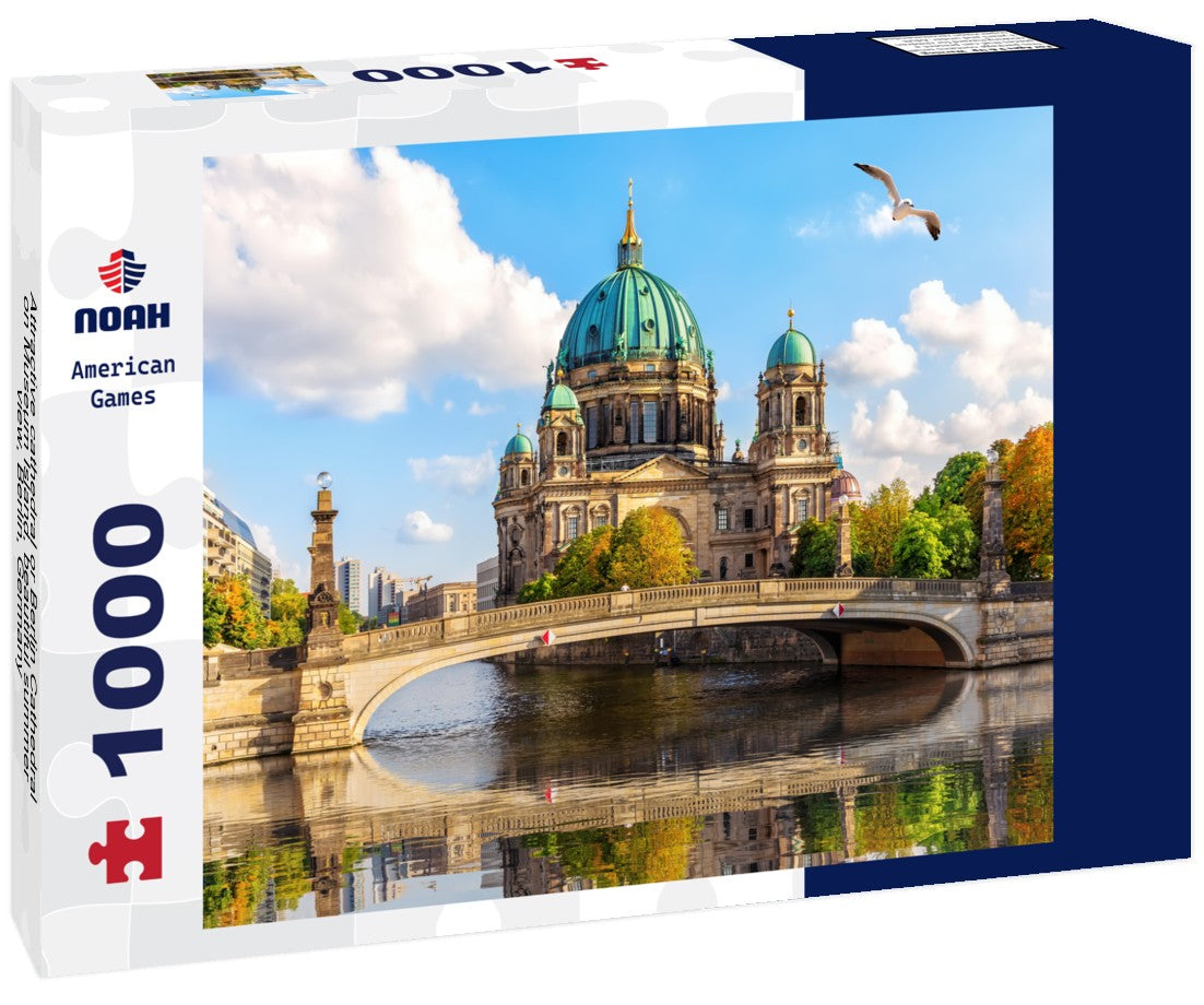 Noah Jigsaw Puzzle Attractive cathedral or Berlin Cathedral on Museum Island, beautiful summer view, Berlin, Germany 1000 pieces