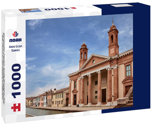 Noah Jigsaw Puzzle Comacchio, Ferrara, Emilia Romagna, Italy: the ancient hospital Ospedale degli Infermi with church in neoclassical architecture 1000 pieces